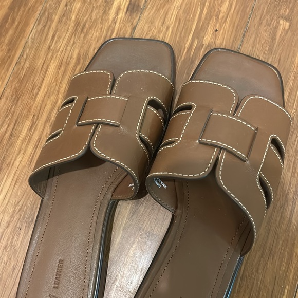 H&M LEATHER SANDALS - Picture 6 of 10